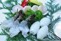 焼肉城の海鮮盛合わせ