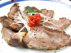 料理メニュー写真&nbsp;2、イベリコ豚の黒コショウ焼き