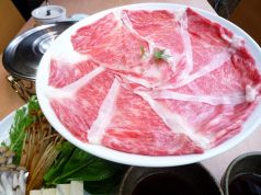 料理メニュー写真 特選和牛しゃぶしゃぶ