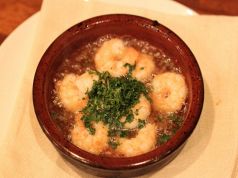 料理メニュー写真&nbsp;スペイン風海老のオイルフォンデュ &nbsp;