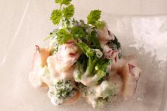 料理メニュー写真&nbsp;たことブロッコリーの明太子ソース和え