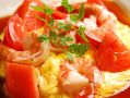 料理メニュー写真&nbsp;海老とトマトの玉子炒め ～黒酢あん～