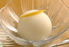 料理メニュー写真 レモンシャーベット