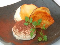 料理メニュー写真 さつま芋のティラミス