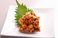 料理メニュー写真 クリームチーズのキムチ