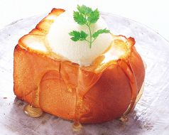 料理メニュー写真 はちみつバニラトースト