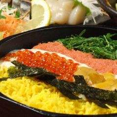 料理メニュー写真 櫃まぶし(鯛・かに・ネギトロ)