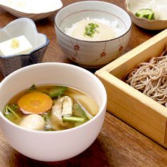 料理メニュー写真 武田汁と田舎そば膳