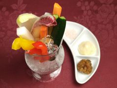 料理メニュー写真&nbsp;有機野菜のスティックサラダ