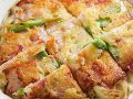 料理メニュー写真&nbsp;ベーコンとチーズのチヂミ