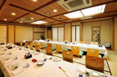 和室個室。最大30人まで対応