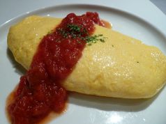 料理メニュー写真 オムレツ(トマトソース)