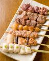 料理メニュー写真&nbsp;【第２位】大山鶏の串焼き盛合せ