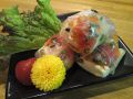 料理メニュー写真&nbsp;豆腐とササミの生春巻き
