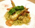 料理メニュー写真&nbsp;海老のジェノバクリームパスタ/手長海老のトマトクリームパスタ