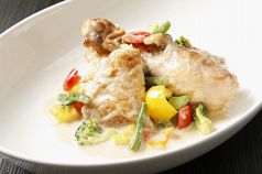 料理メニュー写真&nbsp;日向赤鳥のクリーム煮込み