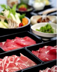 料理メニュー写真&nbsp;●『ミックスしゃぶしゃぶ』食べ放題コース