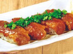 料理メニュー写真 牛カルビ握り