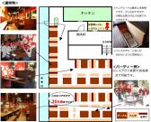 着席50席まで。30名様から貸切可能です!