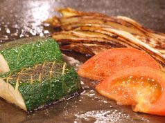 鉄板焼き野菜盛り合わせ