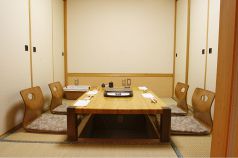 少し広めの掘りごたつ個室