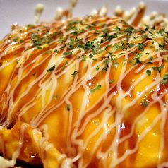 料理メニュー写真 そばめしオムレツ
