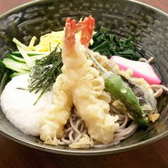 料理メニュー写真 海老天とろろ