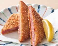料理メニュー写真 厚切りハムカツ