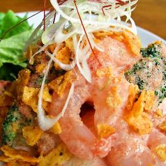 料理メニュー写真 エビとブロッコリーの 和風明太子ソース和え