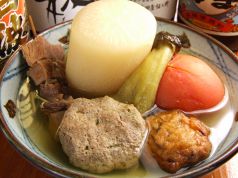 料理メニュー写真&nbsp;大根/トマト/牛すじ/つみれ