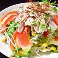 料理メニュー写真&nbsp;黒豚しゃぶしゃぶサラダ　
