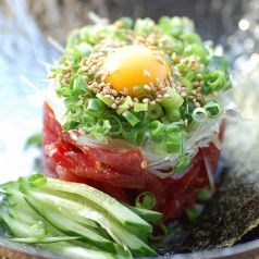 料理メニュー写真&nbsp;馬刺しユッケ