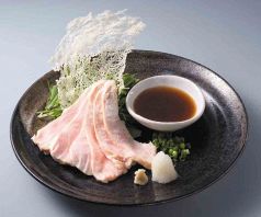 料理メニュー写真 やわらか胸肉のたたき風