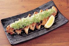 料理メニュー写真 もも肉のネギバンバン