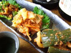 料理メニュー写真 キムチ盛り合わせ