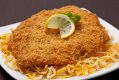料理メニュー写真&nbsp;国産ポークのジャンボ紙カツ（３～４人前）