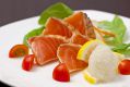 料理メニュー写真&nbsp;炙りトロサーモンのおろしポン酢