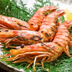 料理メニュー写真 大海老の炙り焼き