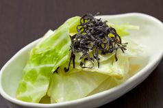 料理メニュー写真&nbsp;塩昆布キャベツ