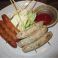 料理メニュー写真&nbsp;あら挽きソーセージ(2本)