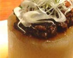 料理メニュー写真&nbsp;大根の鶏味噌がけ