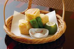 料理メニュー写真 海老真丈の東寺揚げ