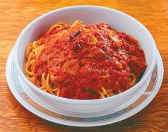 料理メニュー写真&nbsp;トマトとニンニクのスパゲティー