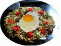料理メニュー写真&nbsp;焼そば／焼うどん牛スジ玉焼そば