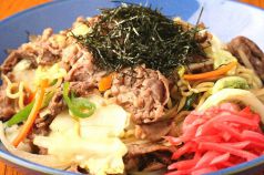 料理メニュー写真 海鮮和風焼きそば/カルビ焼きそば