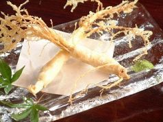 料理メニュー写真&nbsp;朝鮮人参天ぷら