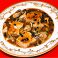 料理メニュー写真 カキと豆腐の黒豆醤油煮