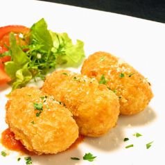 料理メニュー写真&nbsp;フライドポテト/シコイワシのフリット/イカのフリット/タコのフリット