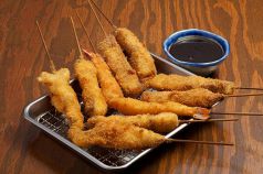 料理メニュー写真&nbsp;串の盛り合わせ～山海盛り～（4種/各1本）　