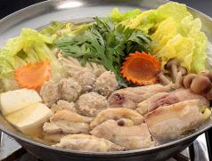 料理メニュー写真 鶏の水炊き鍋